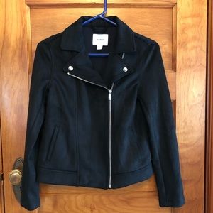 OLD NAVY FAUX SUEDED MOTO JACKET